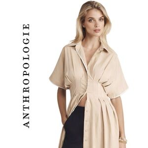 Anthropologie Tobie Shirt Dress by Exquise